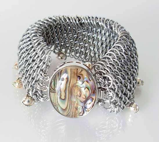 abalon dragonscale bracelet